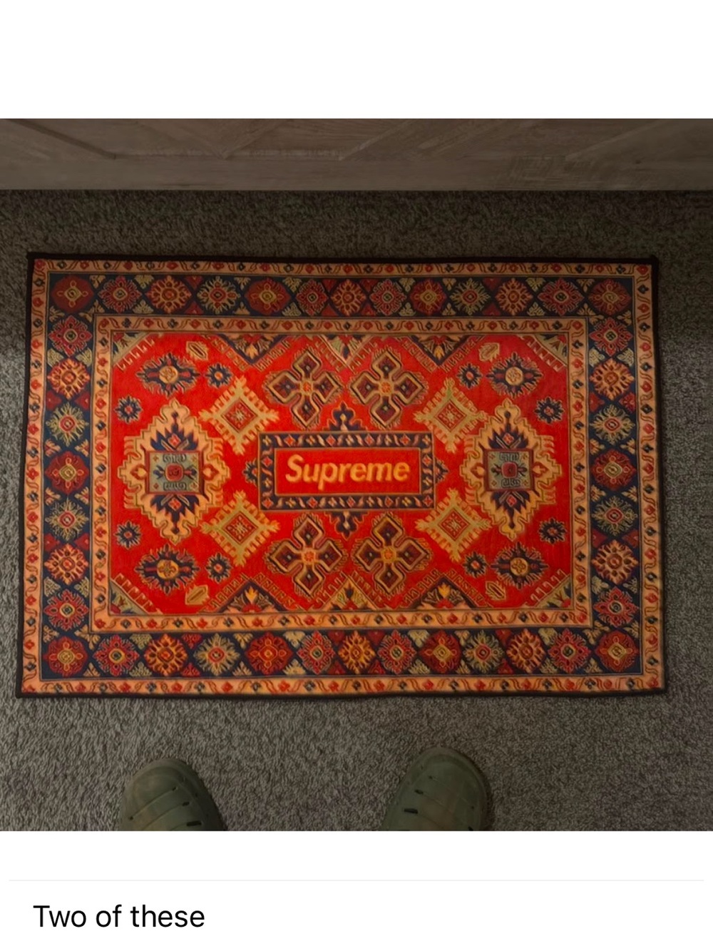 Supreme Red and Gold Ornate Wall Tapestry 6090cm